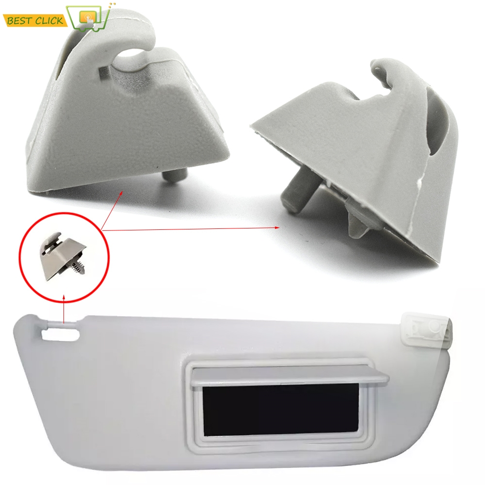 2 Buah Klip Pelindung Matahari untuk Opel Vauxhall Vectra Vivola A Astra F Corsa Combo B Carlton Tigra Senator Cavalier Mount Bracket Holder