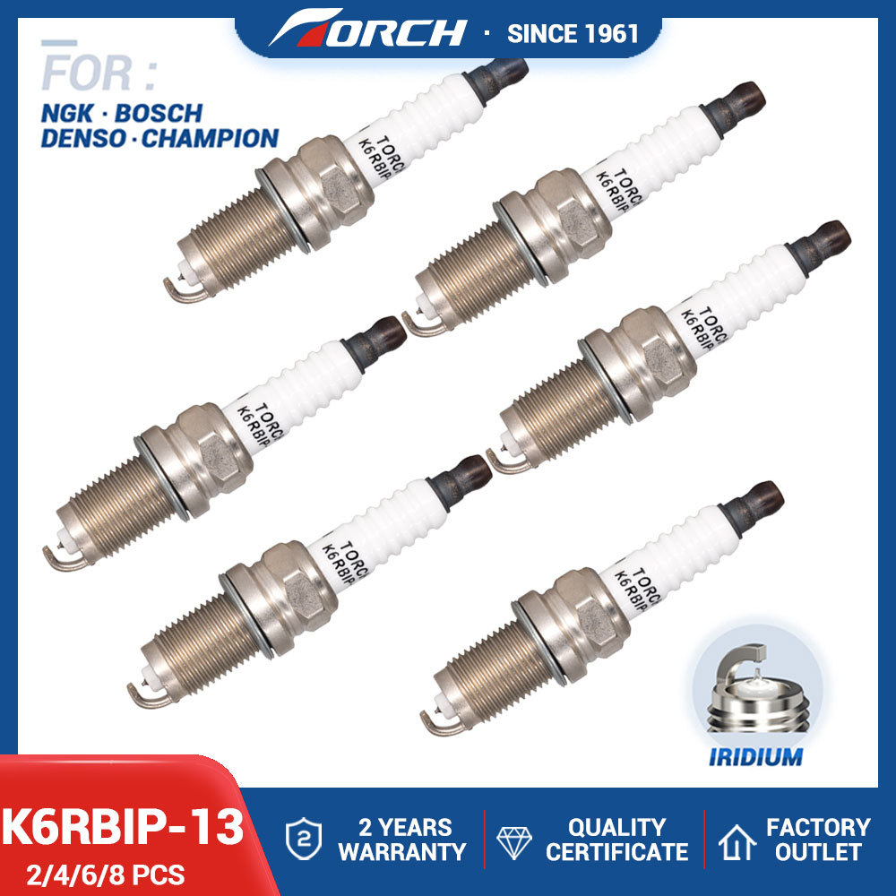 1-8PCS Kaarsen Vervangen voor IZFR6K13 6774 IZFR6K13DN 1310 Denso SKJ20DR-M13 HONDA 9807B-56A7W Hoge Prestaties TORCH K6RBIP-13