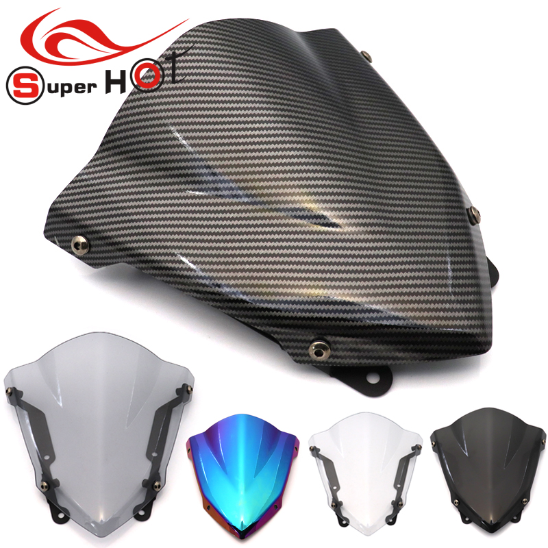For Yamaha MT09 FZ09 MT 09 FZ 09 2014 2015 2016 Windshied Windscreen Pare-brise Smoke Motorcycle Accessories Wind Deflectors
