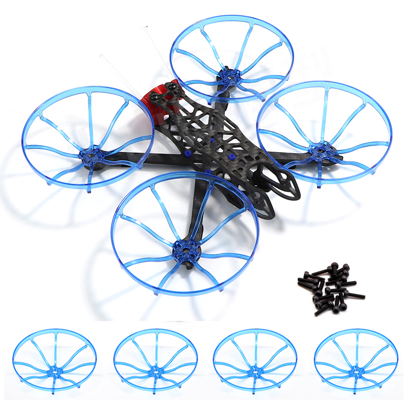 4 pz/set a quattro assi 3 pollici elica anello di protezione anti-collisione copertura per RC Drone 1104 1105 1106 parte motore Brushless