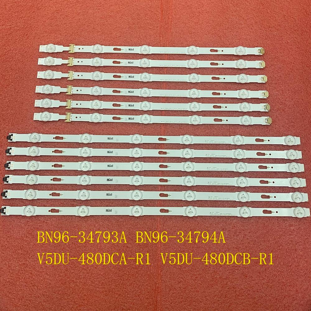 Bande LED pour Samsung UE48JU7500T UE48JU6060K UE48JU7500U UE48JU6400 UE48JU6000 UE48JU6100 BN96-34793A 34794A V5DU-480DCA-R1