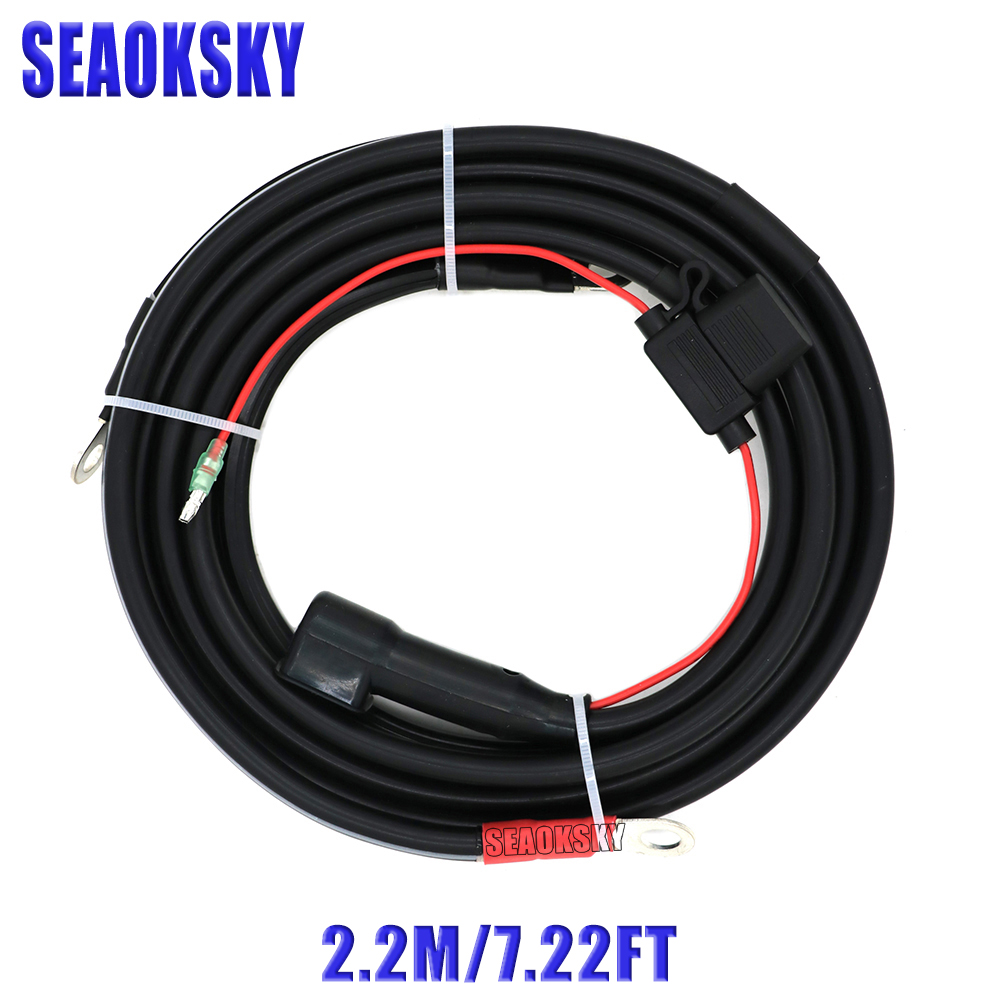 6H0-82105-12 6H0-82105 Kabel akumulatora do silnika zaburtowego Yamaha Parsun Powertec 30-85HP Silnik łodzi