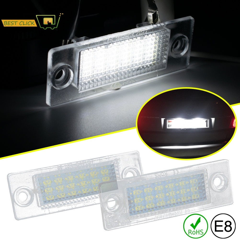 2 pezzi LED targa lampada numero luce targa per Skoda Superb per VW Volkswagen Multivan Passat Variant Transporter Caravelle