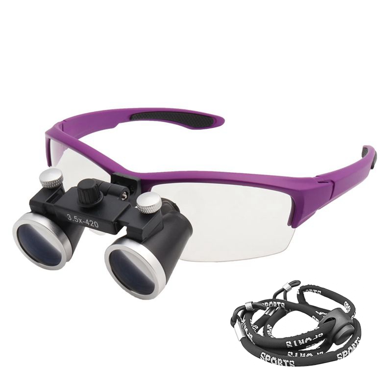 2.5X / 3.5X 420mm Verrekijker Vergrootglazen Lupa Professionele Brillenvergrootglas voor Sieraden Repareren Operatie
