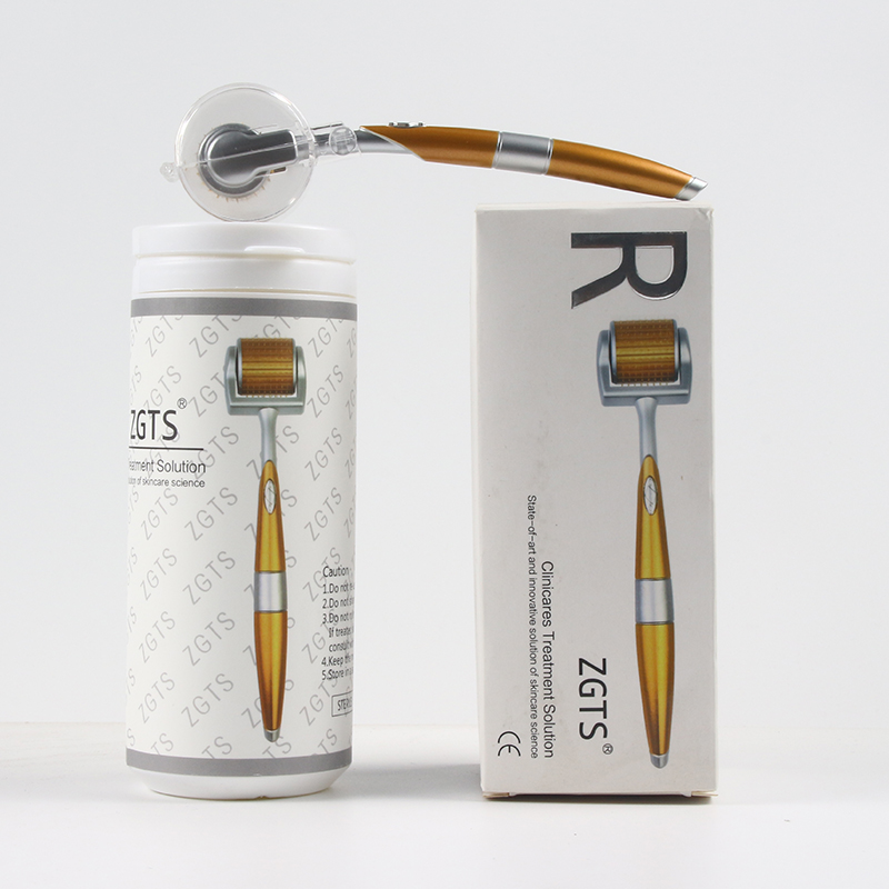 ZGTS 192 Derma Roller ไทเทเนียม Micro Needles ระบบ Dermaroller Derma Roller Mesotherapy สําหรับการดูแลผิวหน้า Microneedling