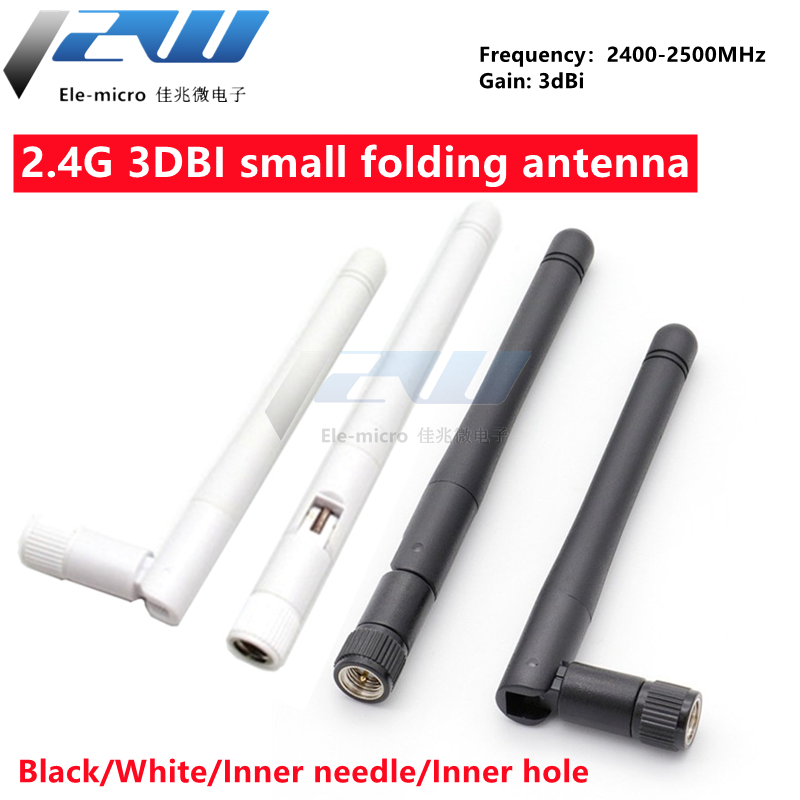 Frete grátis! Omni WiFi Antena para Roteador Sem Fio, RP SMA macho e fêmea Plug, Preço de Atacado, 2.4GHz, 3dBi, 1Pc
