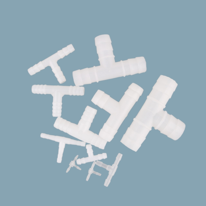 Connecteur en t PE blanc pour Aquarium, 5 à 200 pièces, 1.6 à 20mm, adaptateur de réservoir, pompe à Air, Joint de Tube, accessoires de tuyau d'irrigation de jardin