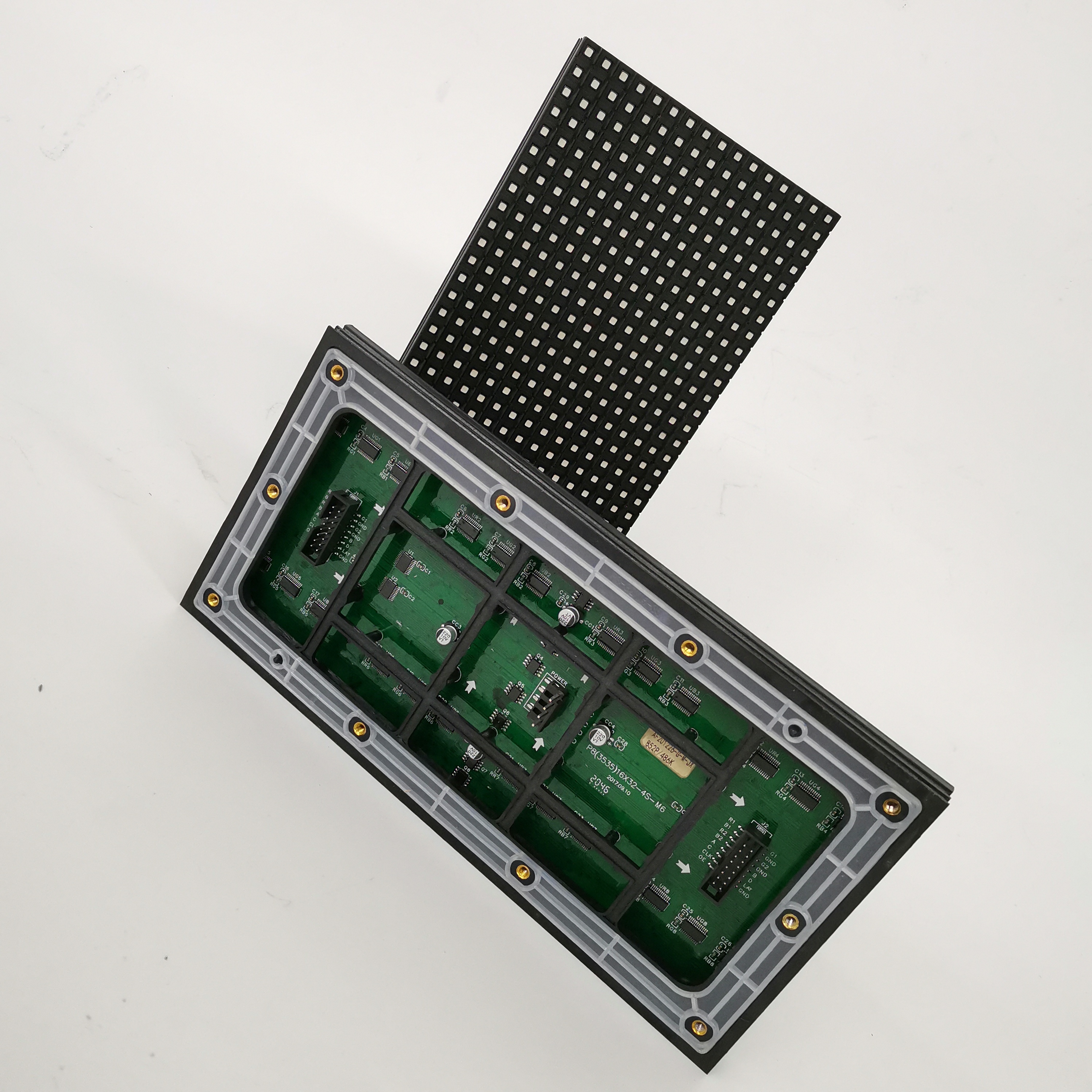 Módulo LED para exteriores P8 a todo Color, interfaz HUB75, SMD 1/4, el tamaño de la corriente de escaneo es de 256x128mm, oferta especial