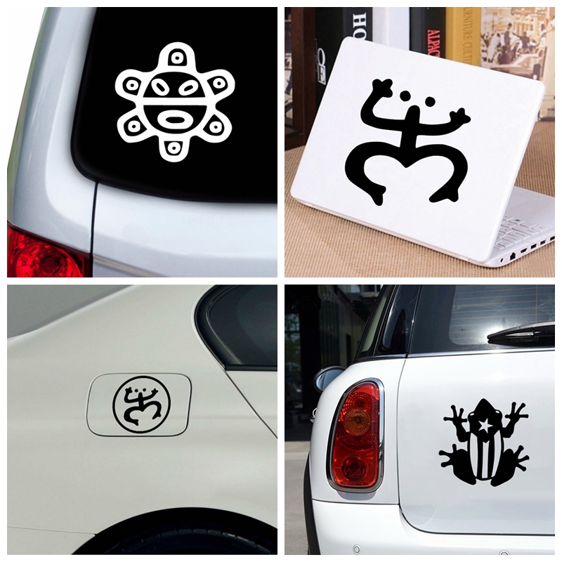 Autocollant d'art en vinyle drapeau de Porto Rico, décor de fenêtre de bouchon de réservoir de carburant de voiture, décalcomanies de Taino Garita Coqui Laotop pour Apple MacBook Air/Pro