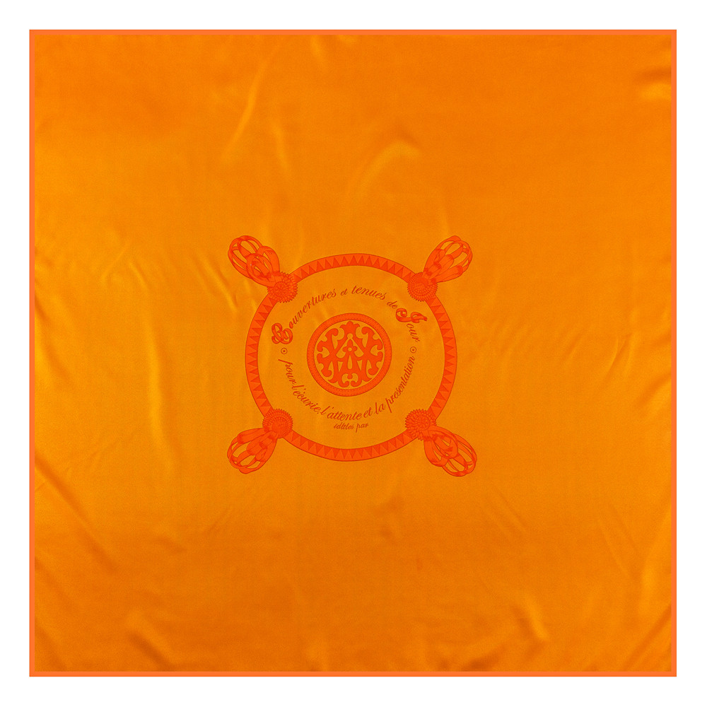 Manual Hand Gerold Twill Zijden Sjaal Vrouwen Badge Afdrukken Vierkante Sjaals Echarpes Gekruld Foulards Femme Wraps Bandana Hijaabs 90Cm