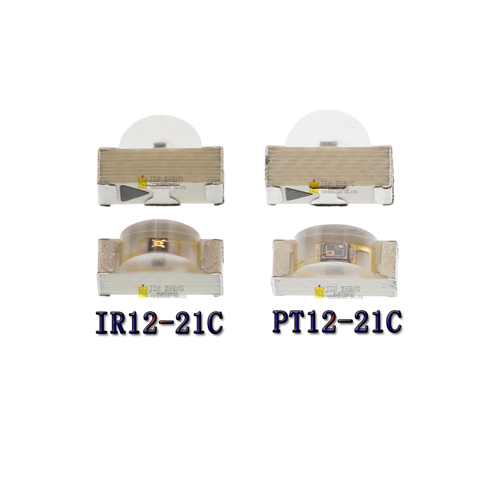 10PCS/LOT PT12-21C/TR8  IR12-21C/TR8 100% New Original  1206 SMD LED side infrared receiving tube transmitting tube
