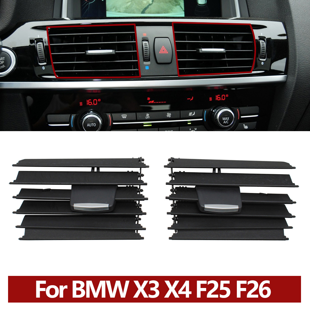 LHD RHD avant Central gauche droite climatisation AC grille de ventilation sortie onglet Clip Kit de réparation pour BMW X3 X4 F25 F26 2011-2018