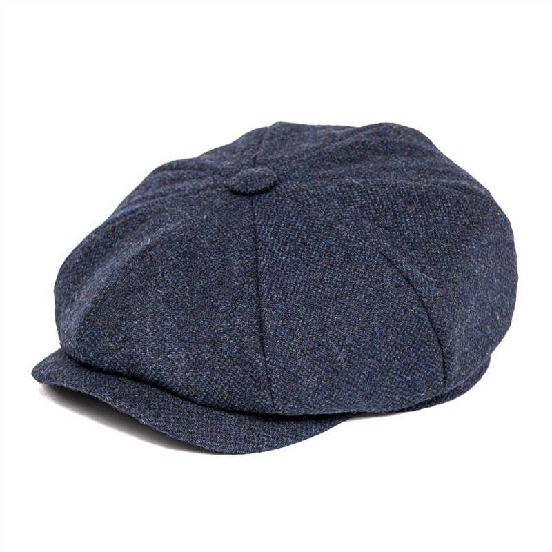BOTVELA ผู้ชาย 8 ชิ้น Wool Blend Newsboy แบนหมวก Gatsby Retro หมวกขับรถหมวก Baker Boy หมวกผู้หญิง Boina 005