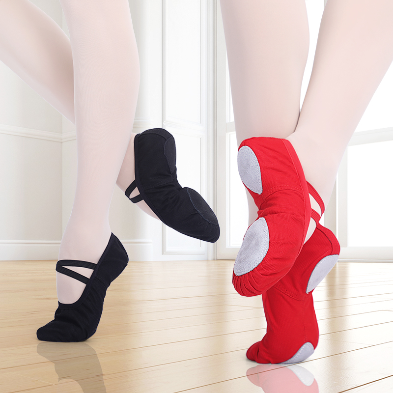 Meisjes Ballet Schoenen Voor Vrouw Ballerina Schoenen Ballet Flats Vrouwen Canvas Zachte Zool Dans Slippers Kinderen Praktijk Dansschoenen