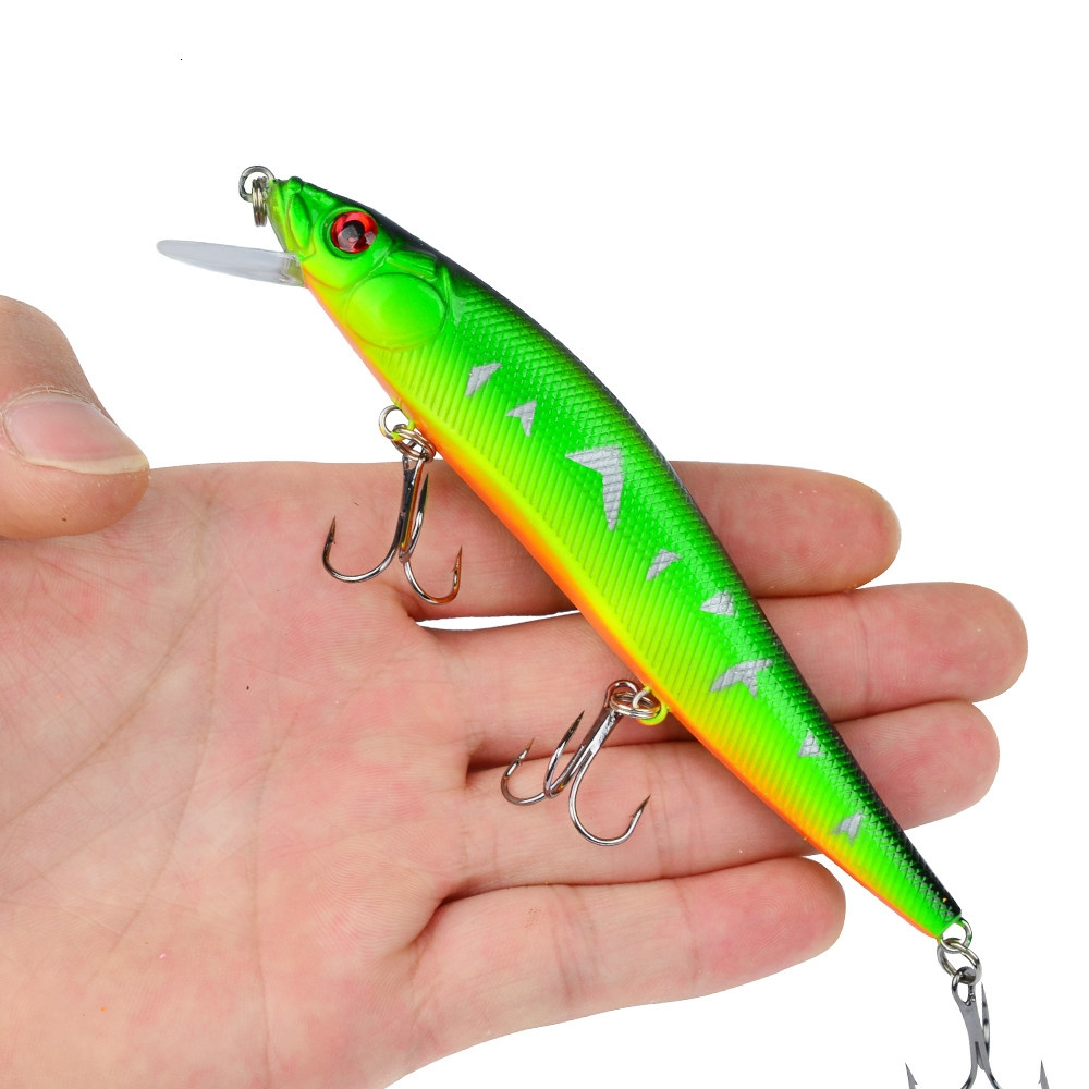 1 sztuk Wobbler Fishing Lure 14mm 23g pływające Minnow twarda przynęta 3 haczyki na ryby Crankbait wędkarskiego dla pstrąga szczupak okoń Bass