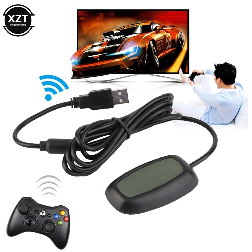 Беспроводной ПК-адаптер для игрового контроллера Xbox 360, геймпад, USB-приемник для Win7/8/10 Microsoft, аксессуары для консоли Xbox360