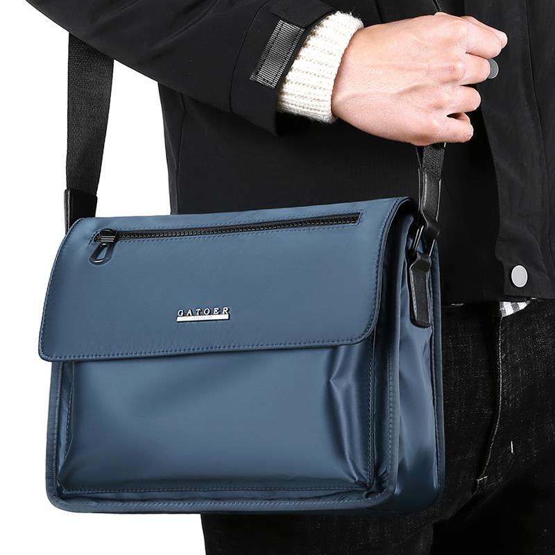Novo à prova dwaterproof água resistente ao desgaste bolsa de ombro masculina grande capacidade multi-função design casual ao ar livre saco de estudante