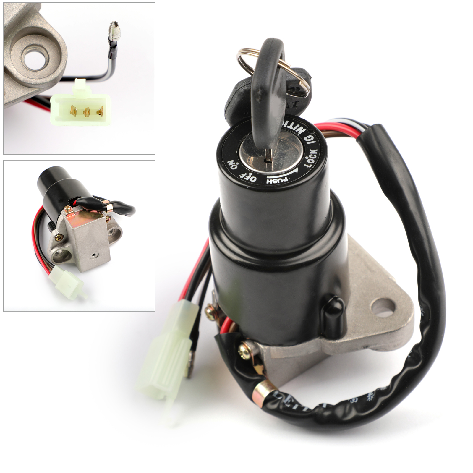 Artudatech klucz do stacyjki, części do motocykla Yamaha XJ XT 550/700/750/900 XS400 DT125R 55 v-82501-00 3LY-82501-00