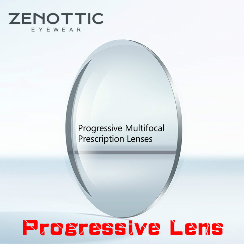 ZENOTTIC MR lensa resep multifokal progresif, Anti ketahanan/membaca antigores miopia lensa presbiopia