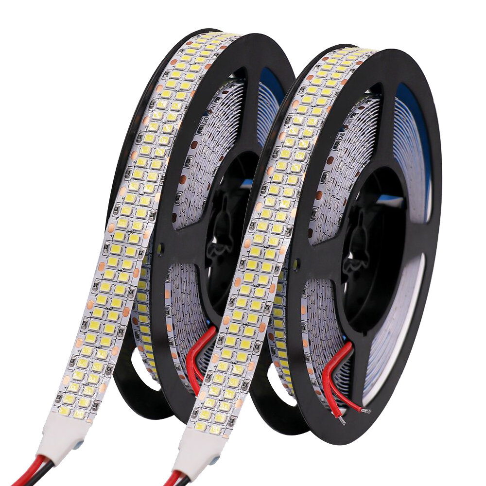 Striscia LED 12V 24V SMD 2835 Nastro LED flessibile 5M 120 240 480Led/m Diodo a nastro impermeabile Decorazione della stanza Bianco freddo naturale caldo