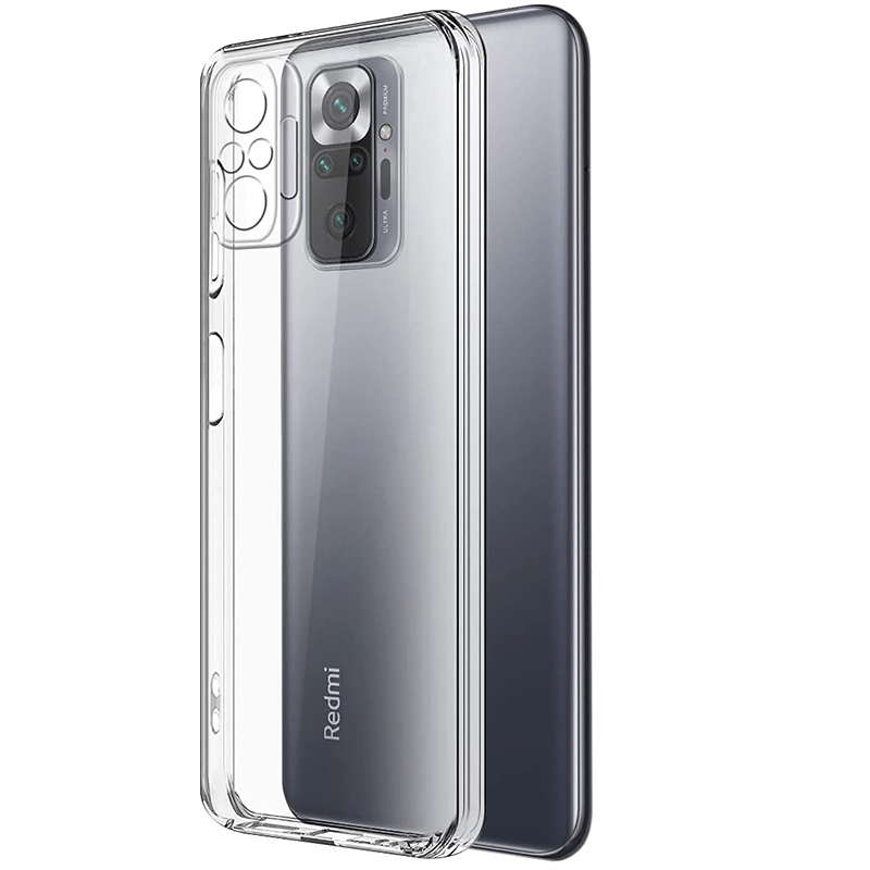 Coque en silicone Ultra fine pour Xiaomi Redmi Note 10 Pro, étui souple transparent pour Redmi Note 10S Note10 4G 5G, Protection d'appareil photo