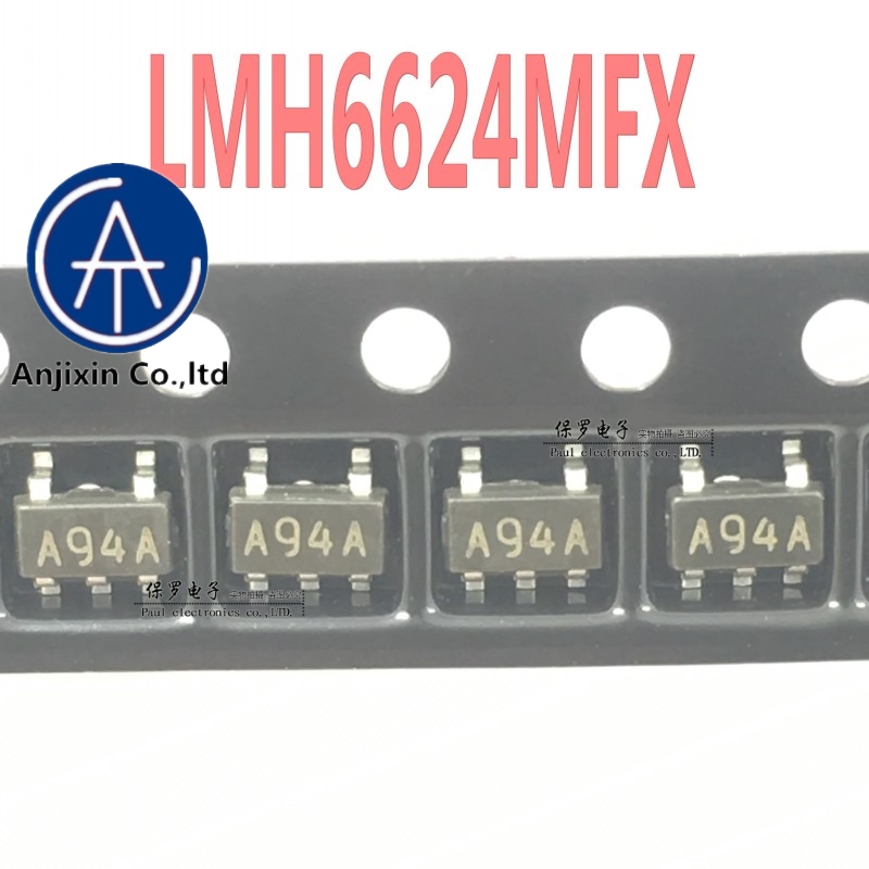 10 sztuk 100% oryginalny nowy prawdziwe magazynie wzmacniacz operacyjny LMH6624MFX LMH6624 jedwabny monitor A94A SOT23-5