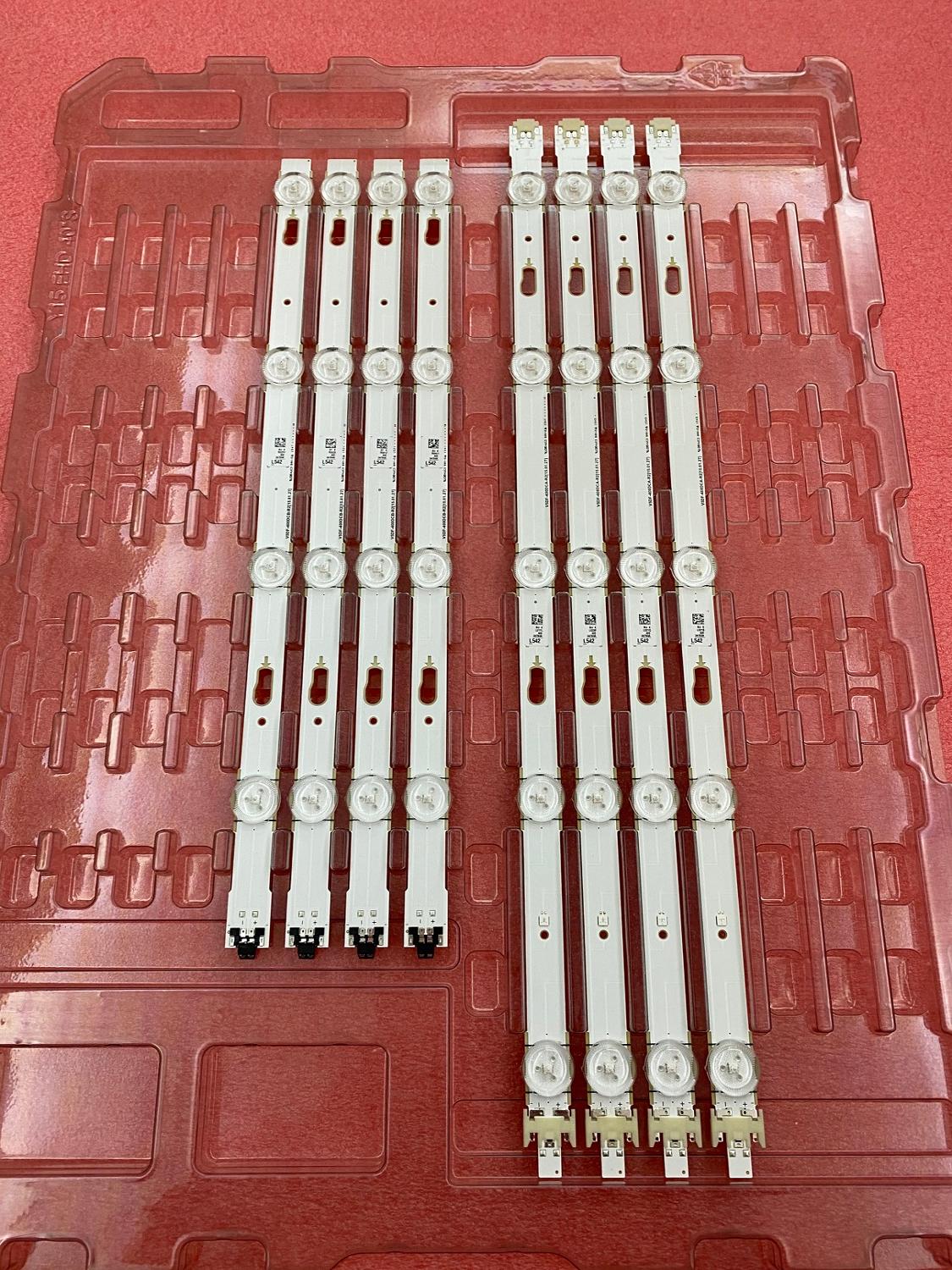 8 PCS LED Backlight Strip For Samsung UA40J6300 UE40J6300 UE40J6300AK UA40J6300AK UE40J6500 BN96-34783A 34784A V5DF-400DCA