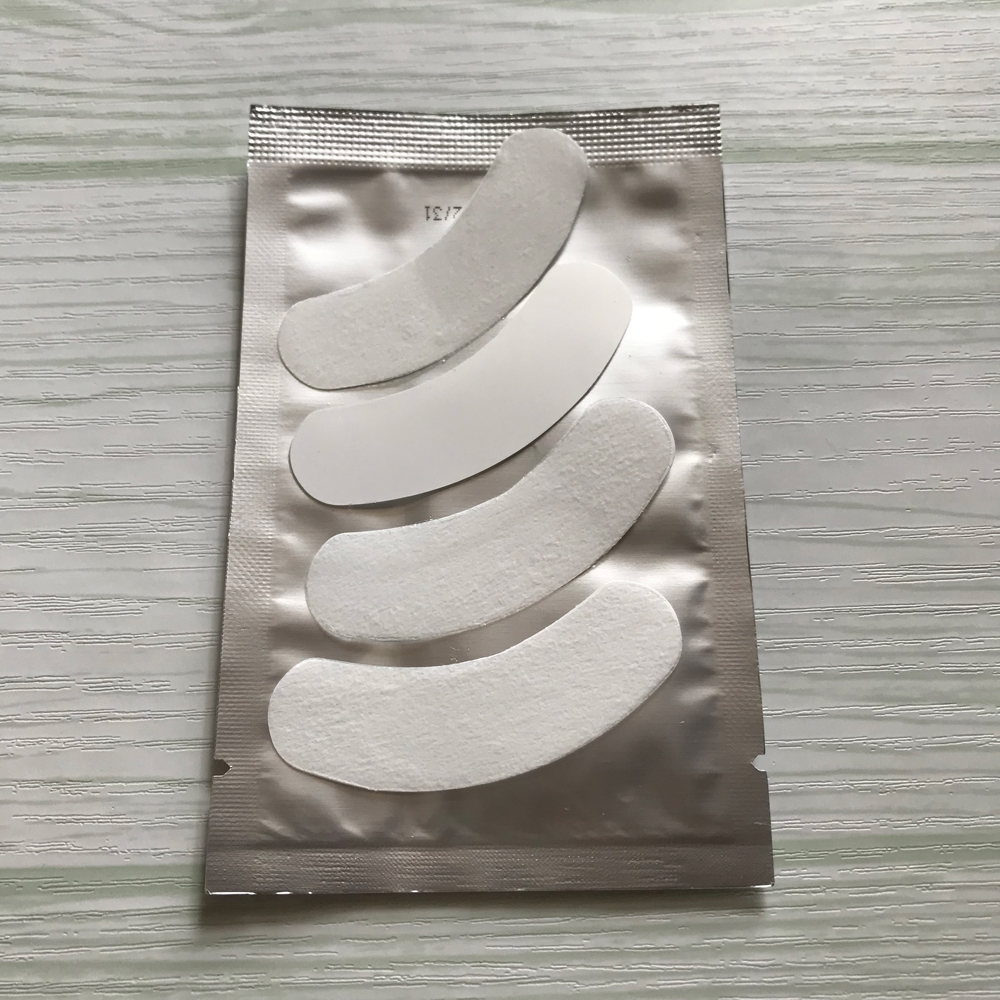 100 paia di cuscinetti per occhi ultra sottili cuscinetti per toppe in gel idrogel al collagene per l'estensione delle ciglia mini occhi sotto i cuscinetti estensione delle ciglia senza pelucchi