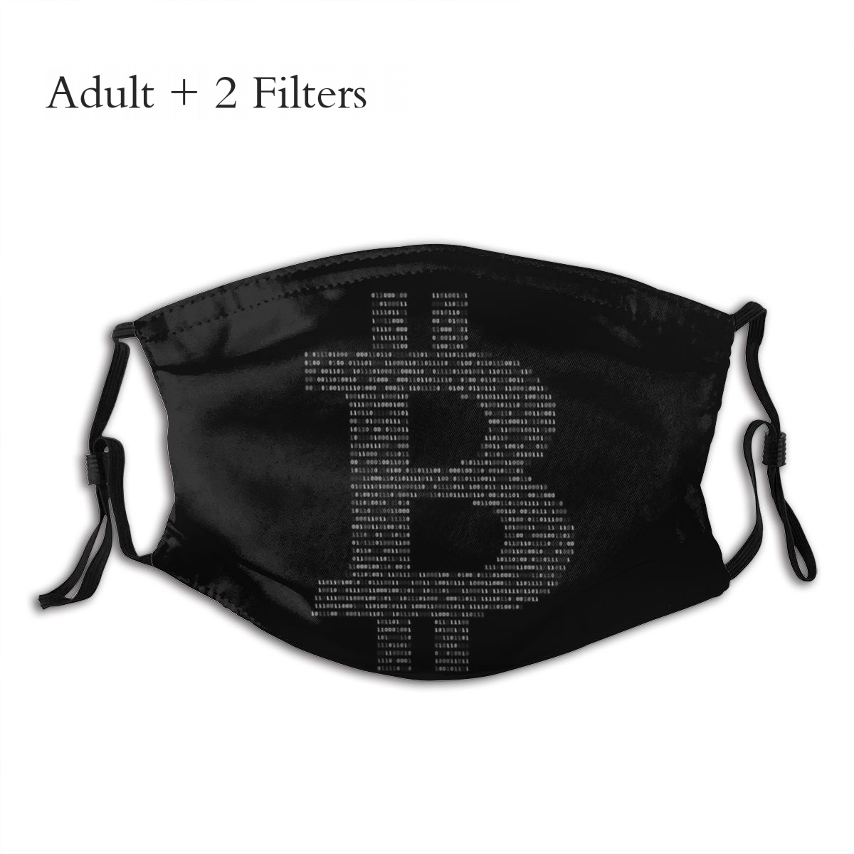Binary Schutz Masken Bitcoin Cryptocurrency Bergleute Meme Mode Baumwolle Muffel Reiten Hygienisch Mit PM 2,5 Filter