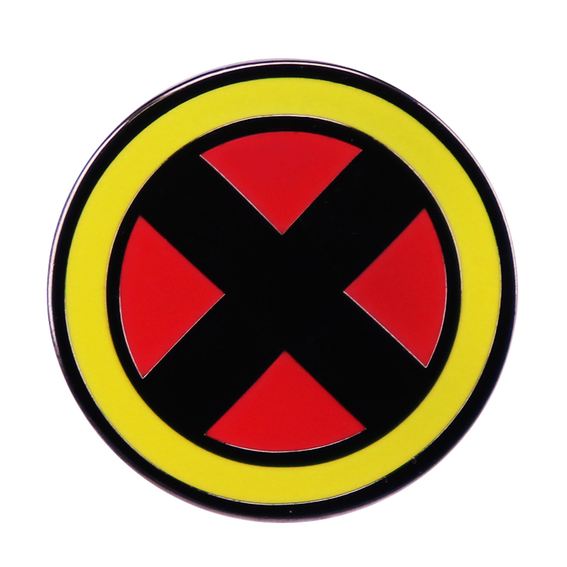 X Logo Bros Pin Enamel