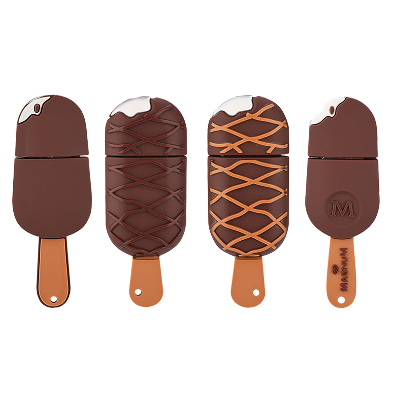 Ice cream – clé USB 2.0 créative, support à mémoire de 4gb 8gb 16gb 32gb 64gb, lecteur Flash