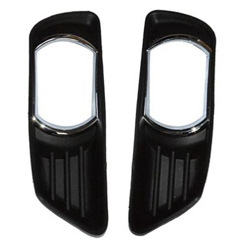 1 paire de couvre-phares antibrouillard pour pare-chocs avant de voiture, couverture de lunette de garniture de feu antibrouilla