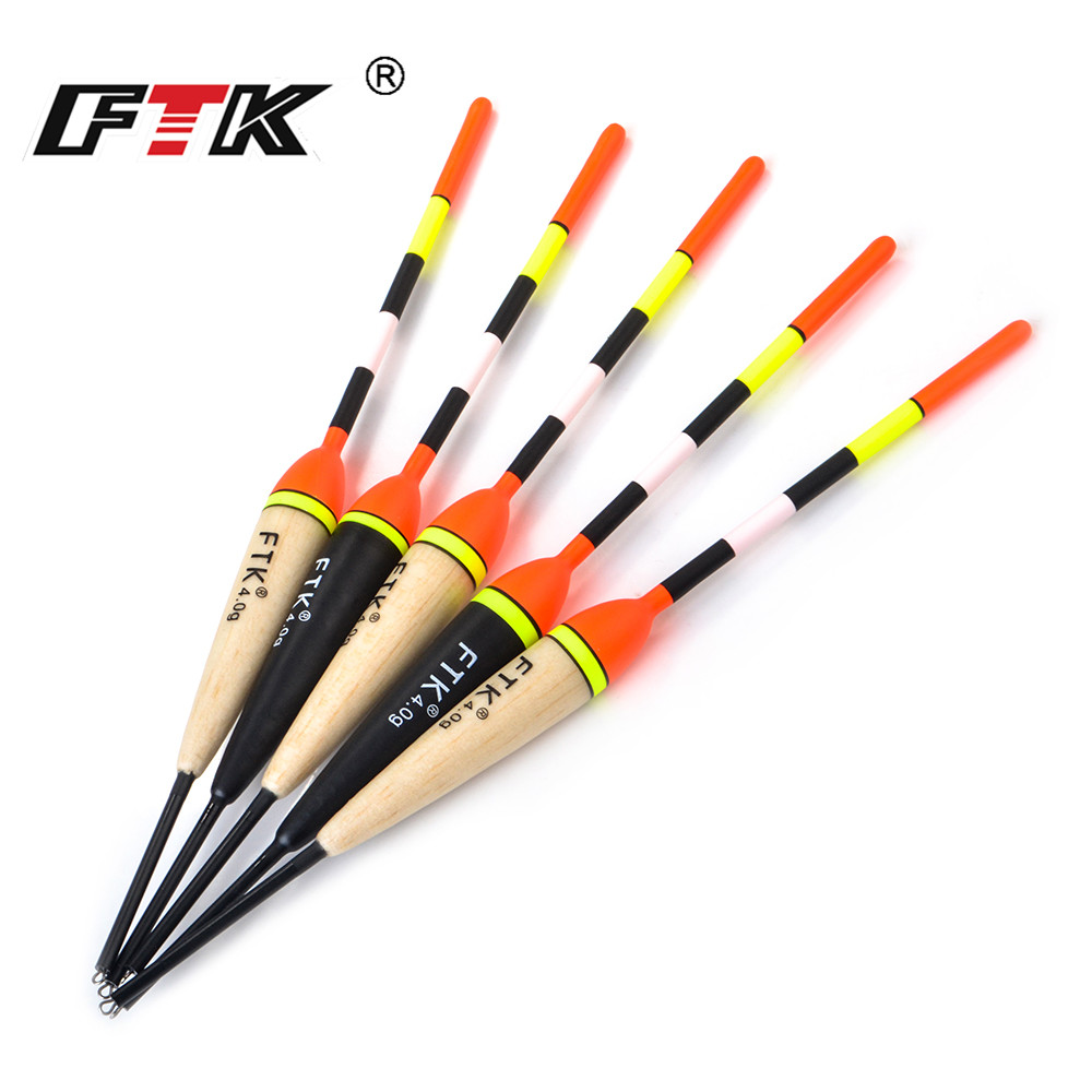 FTK Barguzinsky Tanne Light On The Dark 5 Teile/los Angeln Float Länge 19-23 cm Float Gewicht 2g-6g Für Karpfen Angeln