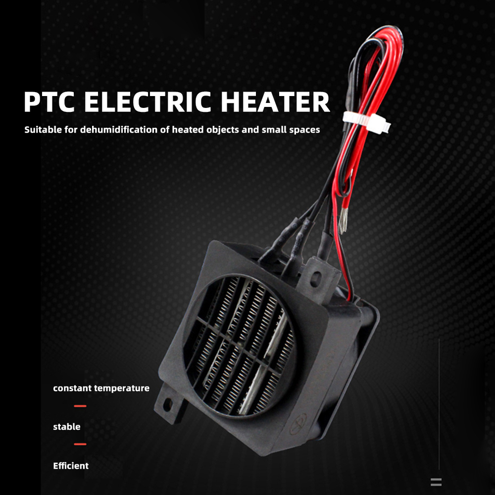 12v 100w 120w 24v 200w aquecedor elétrico termostático ptc ventilador aquecedor incubadora aquecedor elemento de aquecimento pequeno espaço aquecimento diy