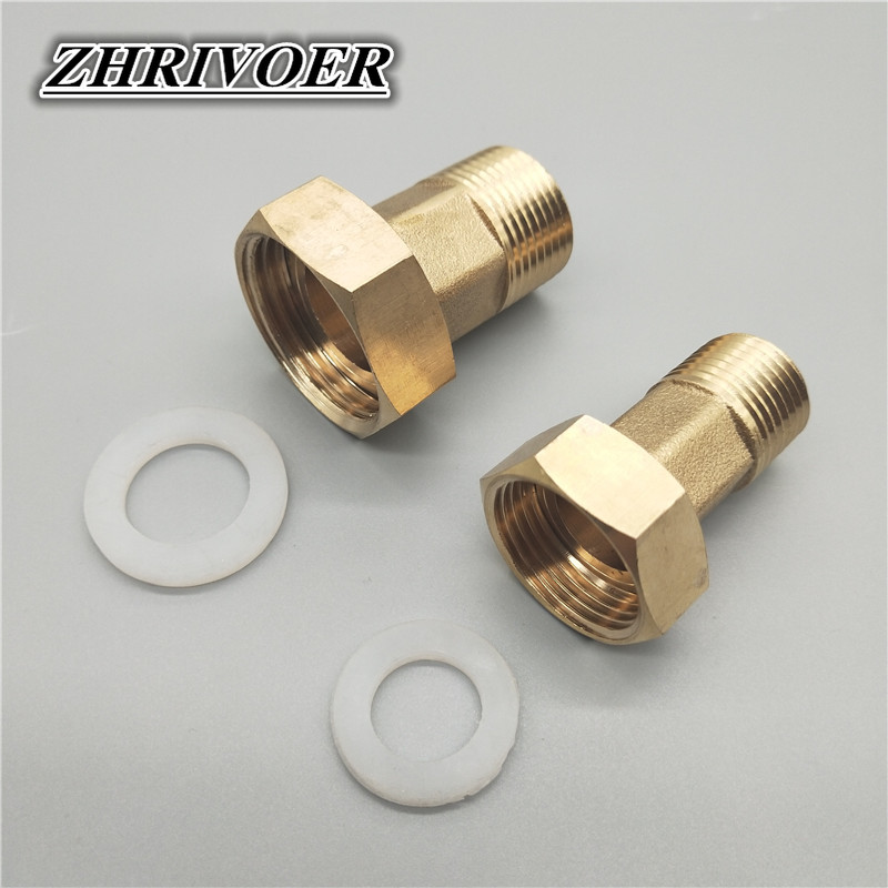 1/2 "3/4" BSP «папа» на 3/4" 1 "BSP с внутренней резьбой, латунный фитинг для труб, переходник, соединитель для счетчика воды