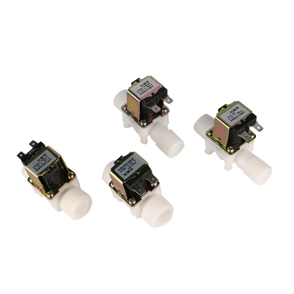 1/2" 3/4" Male Thread Solenoid Valve 220V AC/12V DC Magnetic Water Control Valve Pneumatic Pressure Controller Switch Diverter
