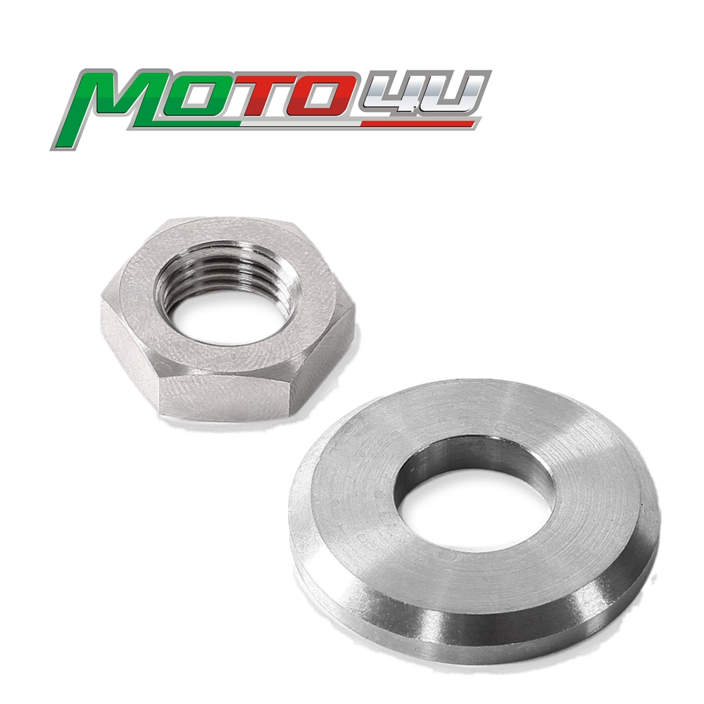 Titanium Belakang Spindle Mesin Cuci & Nut Aksesoris Motor untuk BMW R50 R60 R75 R90 R100 R45 R65 R90S