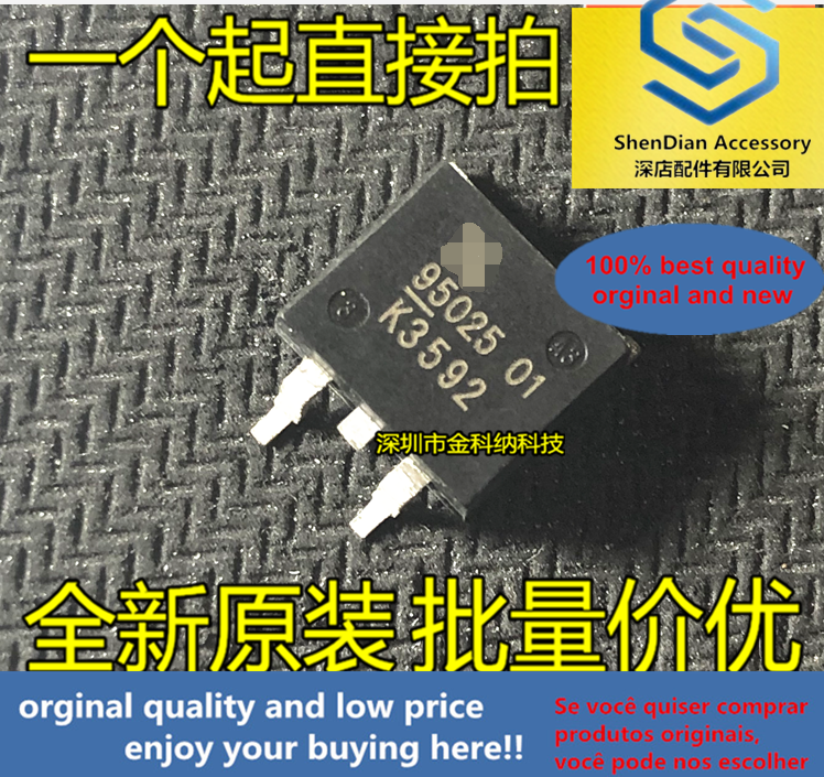 10pcs solo originale nuovo K3592 2SK3592 tubo di effetto di campo N-FET 150V +-57A SOT-263