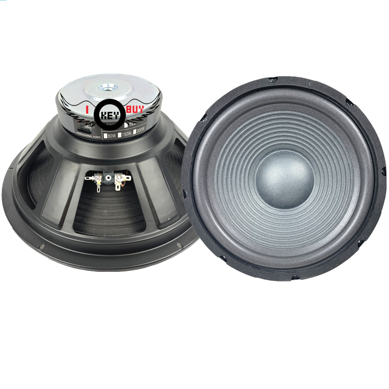 Ik Sleutel Kopen 10 Inch Woofer Max 400W 8Ohm Staal Custom Frame Draad Papier Kegel Foam Ring Rand Thuis ktv Muziekspeler Pa Bass Speaker