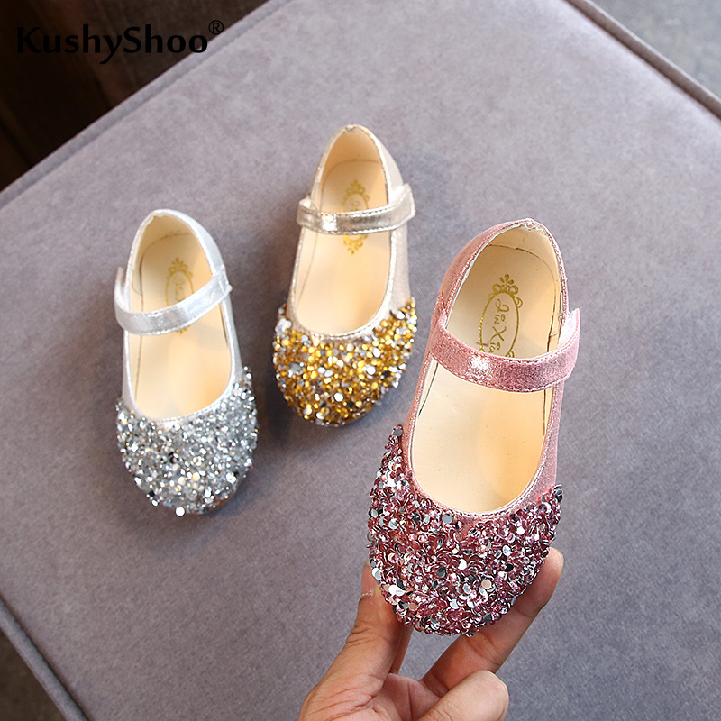 2023 primavera novas crianças sapatos meninas princesa sapatos glitter crianças sapatos de dança do bebê casual da criança sandálias da menina