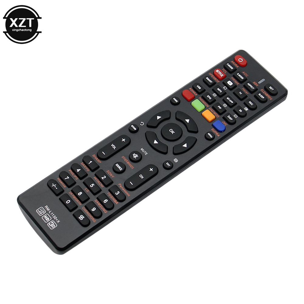 Rm-L1130 + X Универсальный пульт дистанционного управления для ЖК-телевизора для DAEWOO AKIRA AOC BBK ELENBREG PRIMA OPENBOX THOMSON JVC SUPRA Smart TV контроллер