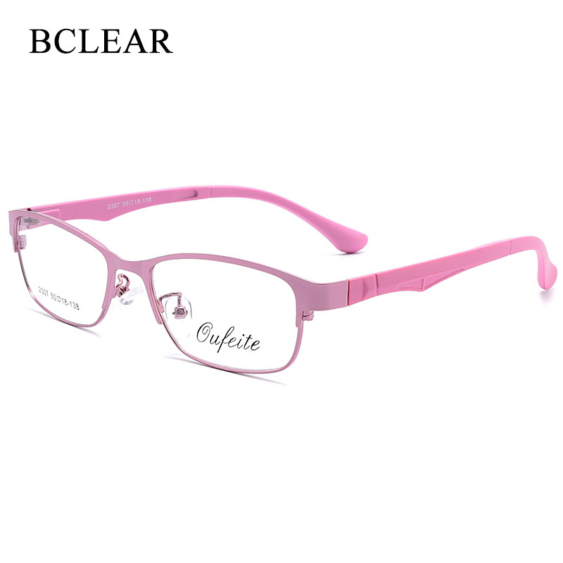 BCLEAR Montature per occhiali da vista da donna in lega ultraleggera ottica TR90 stile ovale Montature per occhiali da vista per donna Occhiali miopia