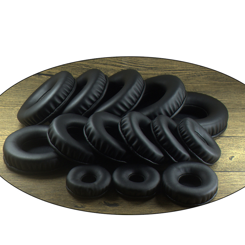 Almohadillas de Repuesto Redondas para Auriculares, Piezas de Reparación de 50mm, 60mm, 65mm, 70mm, 75mm, 80mm, 85mm, 90mm, 95mm, 100mm, 110mm, Fundas para Auriculares