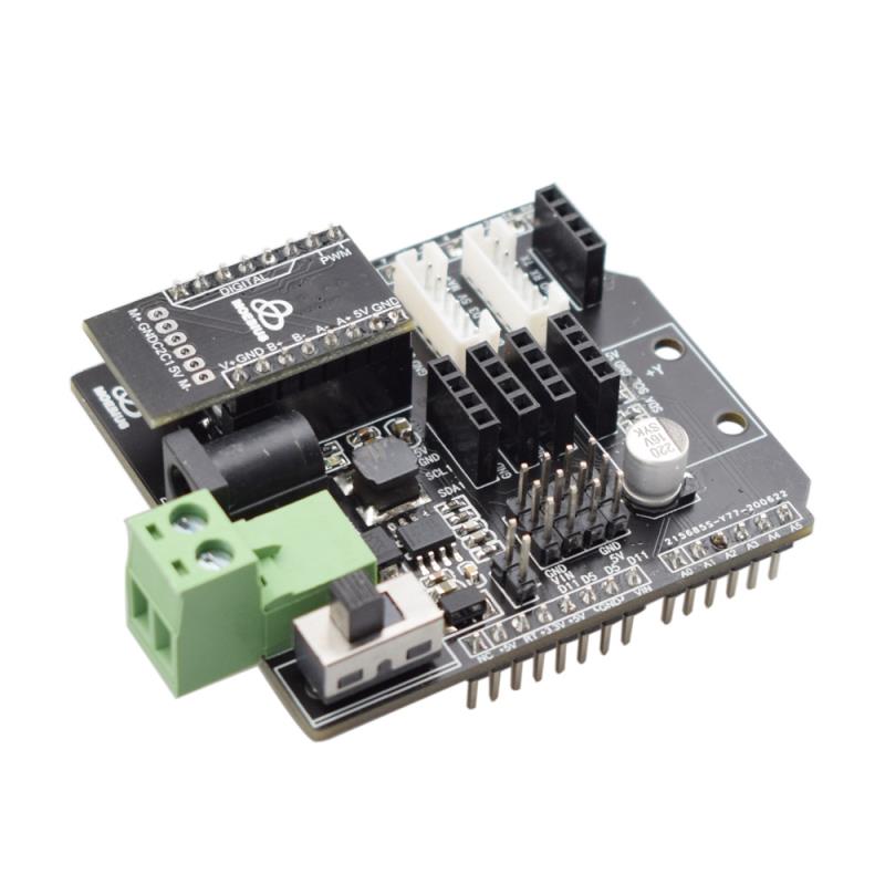 Arduino บอร์ดขยายไดรเวอร์2WD Tb6612สำหรับอูโน R3แขนหุ่นยนต์ ROS หุ่นยนต์ทรงตัวด้วยตนเองเซ็นเซอร์ไจโรสงวนไว้