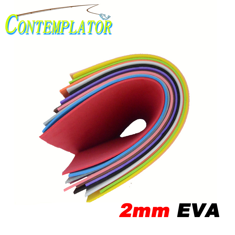 3/4/5 Buah Terbang Mengikat 2Mm EVA Kertas Mengambang Terestrial Lalat 24Cm * 24Cm Lembar Busa Membuat Tubuh Terpisah Alat Pancing Aksesori
