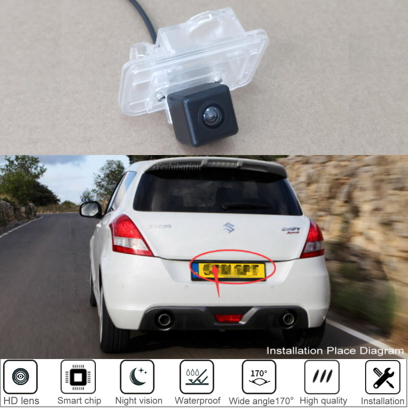 Auto di Inverso di Retrovisione Della Macchina Fotografica Per Suzuki Swift Sport 2014 2015 2016 Per Il Parcheggio della Macchina Fotografica di Backup