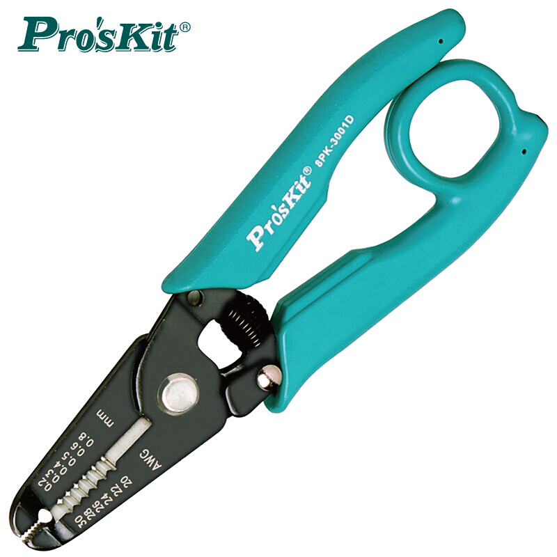 Pro'sKit 8PK-3001D 8PK-3002D wysokiej jakości elektroniczne szczypce do ściągania izolacji (AWG 30/28/26/24/22/20 szczypce precyzyjne