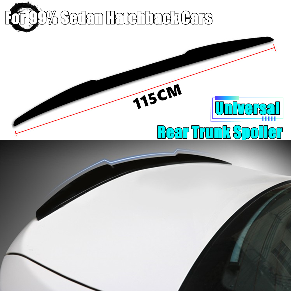 Universal Traseiro Trunk Spoiler, lustroso Preto Cauda Asa, Estilo de carro para BMW, Audi, VW, Ford, Honda, Opel