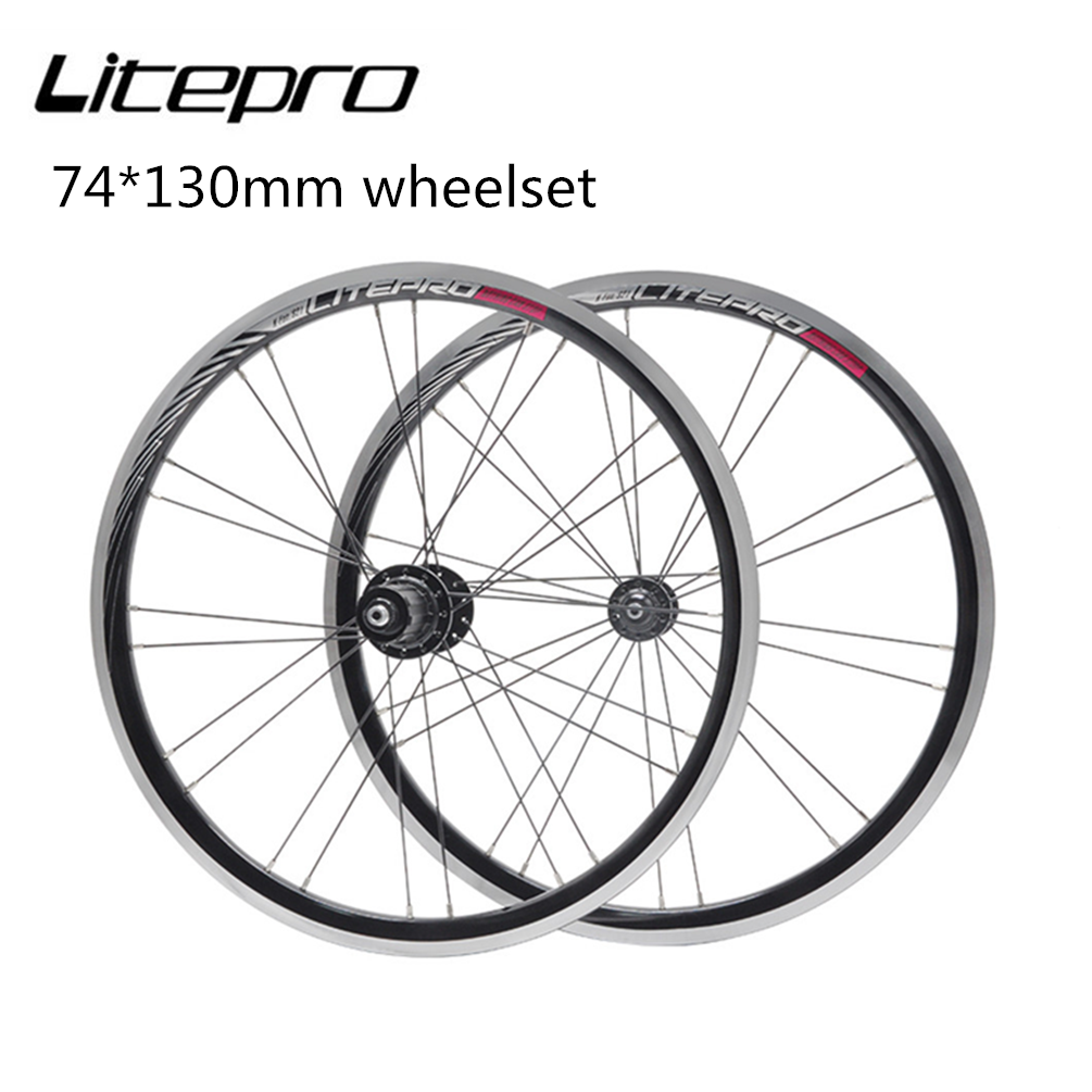 Litepro S21 20Inch 406 451 Disc V Brake Wheels 4Sealed Bearings 11 Speed Folding Bicycle Wheelset Rim