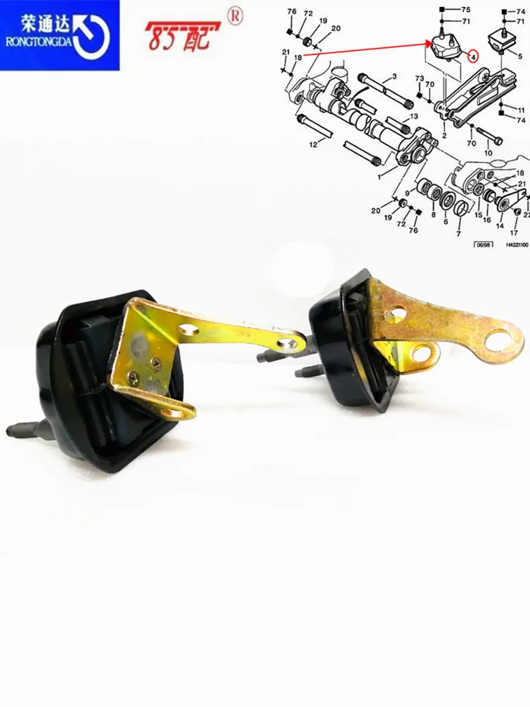 Montagem do feixe do eixo para o suporte do eixo traseiro 513169 513170 para peugeot 306 para citroen zx/ax/xsara eixo traseiro conexão de cola elástica